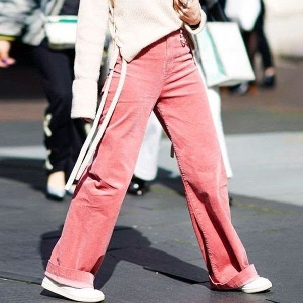 corduroy wide leg pants for women high waist straight solid trouser female fashion new clothing 2021 autumn style, Black;white
corduroy wide leg pants for women high waist straight solid trouser female fashion new clothing 2021 autumn style, Black;white
