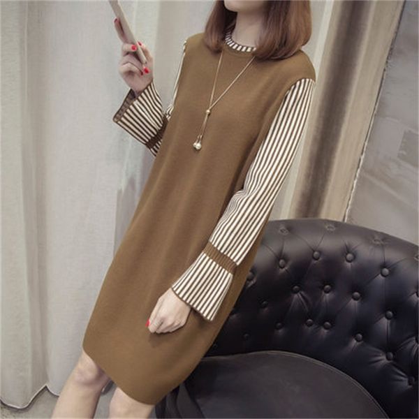 2021 new autum winte elegant women korea patchwork the widening neck of maloney glove women's pollovers sweater dress h34 q01i, White;black
2021 new autum winte elegant women korea patchwork the widening neck of maloney glove women's pollovers sweater dress h34 q01i, White;black