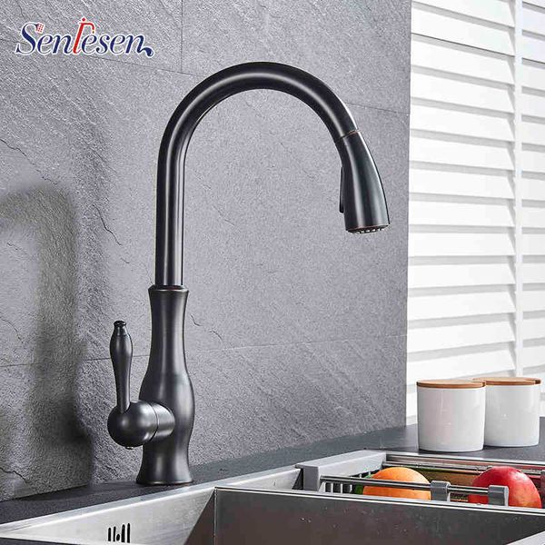 kitchen faucets senlesen black bronze faucet pull out spray and cold mixer tap brass single hole handle swivel 360 degree torneira zuvm
kitchen faucets senlesen black bronze faucet pull out spray and cold mixer tap brass single hole handle swivel 360 degree torneira zuvm