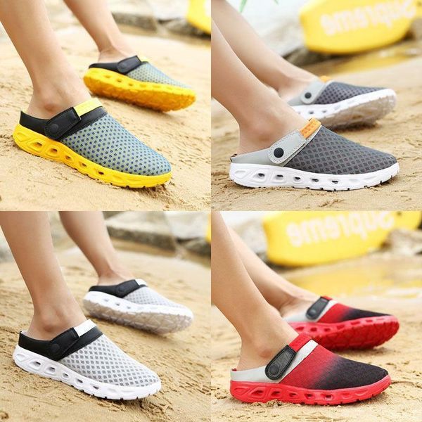 slippers chic womens summer sport mule sandals closed toe outdoor hiking leisure, Black