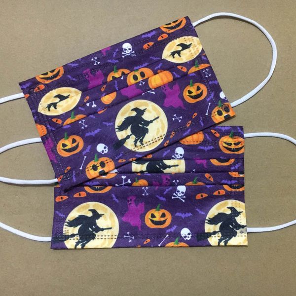 custom logo halloween disposable children's three-layer purple little witch printed customized personalized mask
custom logo halloween disposable children's three-layer purple little witch printed customized personalized mask