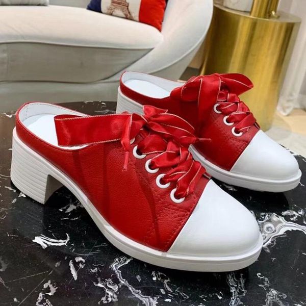 slippers woman shoes design flat mules women fashion outdoors half toe leather dress runway zapatos de mu mujer, Black
slippers woman shoes design flat mules women fashion outdoors half toe leather dress runway zapatos de mu mujer, Black
