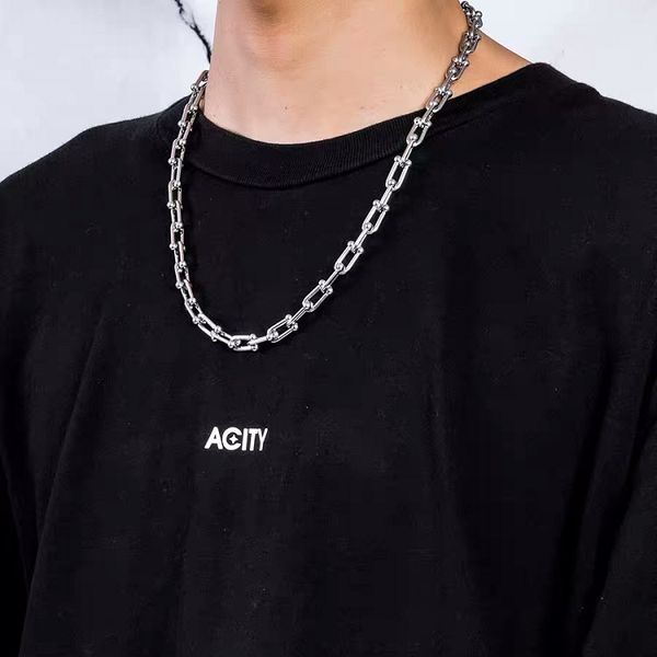 factory wholesale korea s925 sterling silver u-shaped horseshoe ins cool wind thick chain men's hip-hop necklace couple men and women h
factory wholesale korea s925 sterling silver u-shaped horseshoe ins cool wind thick chain men's hip-hop necklace couple men and women h