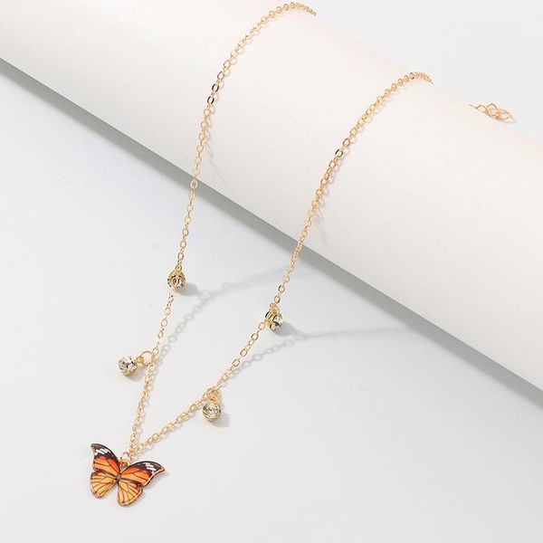 pendant necklaces luxury women butterfly female colorful rhinestone gold chain simple choker necklace jewelry for girls, Silver
pendant necklaces luxury women butterfly female colorful rhinestone gold chain simple choker necklace jewelry for girls, Silver