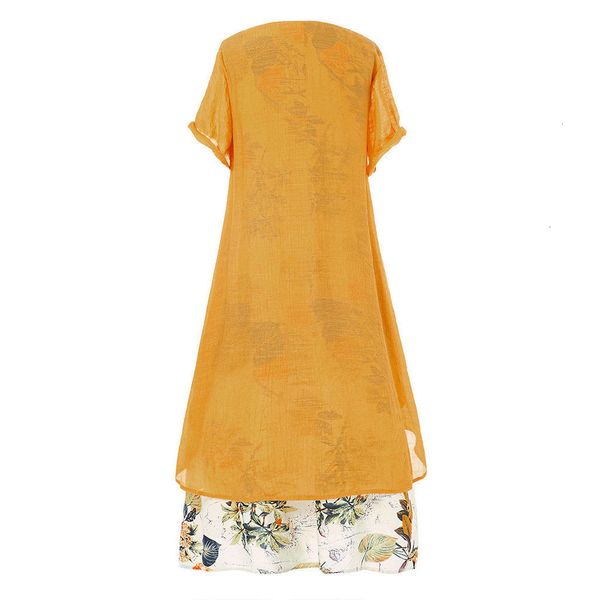 new 2021 summer short sleeve floral print irregular long vintage fake two pieces maxi boho cotton and linen loose wu0d, Black;gray
new 2021 summer short sleeve floral print irregular long vintage fake two pieces maxi boho cotton and linen loose wu0d, Black;gray