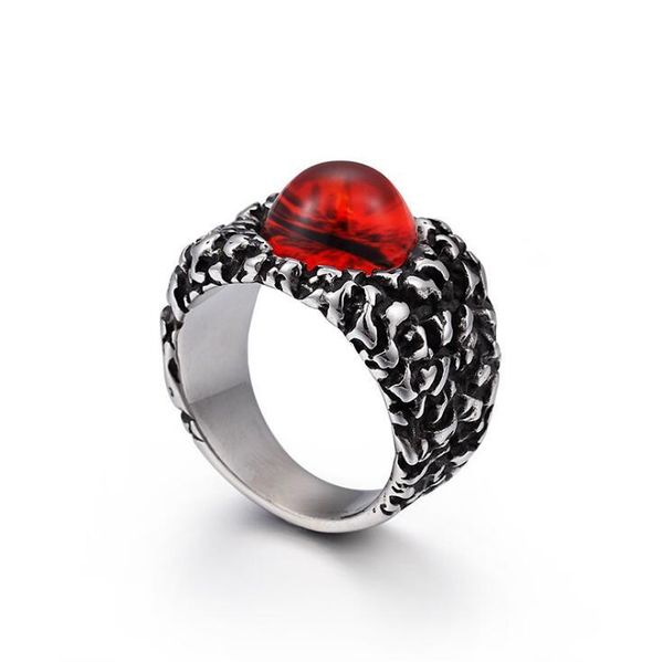 wedding rings punk vintage 316l stainless steel ring red stone men/women exquisite fashion rock jewelry, Slivery;golden
wedding rings punk vintage 316l stainless steel ring red stone men/women exquisite fashion rock jewelry, Slivery;golden