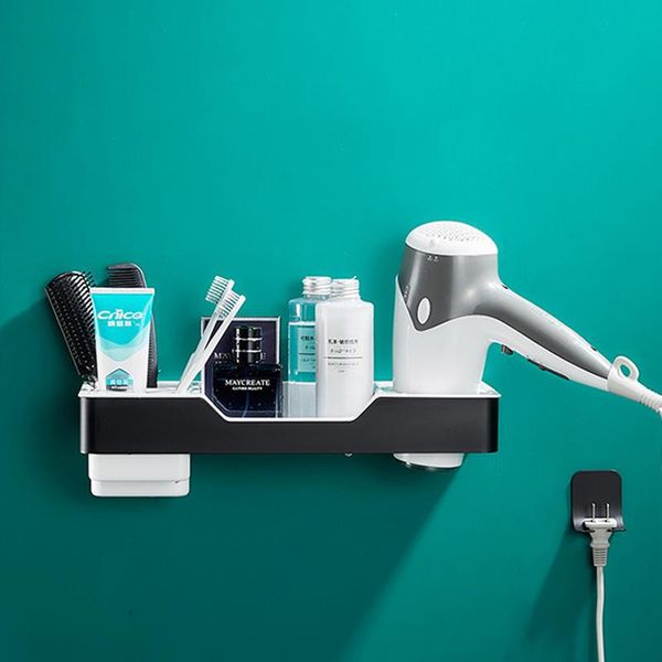 bath accessory set multifunctional wall toothbrush holder hair dryer rack bathroom shampoo shower shelves storage accessories
bath accessory set multifunctional wall toothbrush holder hair dryer rack bathroom shampoo shower shelves storage accessories
