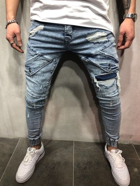 new adisputent men jogging shorts gat jeans casual summer beef male ripped ny slim biker outwears broek, Blue
new adisputent men jogging shorts gat jeans casual summer beef male ripped ny slim biker outwears broek, Blue