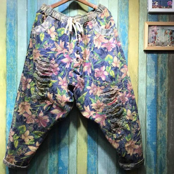 women's jeans women baggy low crotch denim pants plus size wide leg hip hop cross cowboy harem trousers boyfriend bloomers joggers, Blue
women's jeans women baggy low crotch denim pants plus size wide leg hip hop cross cowboy harem trousers boyfriend bloomers joggers, Blue