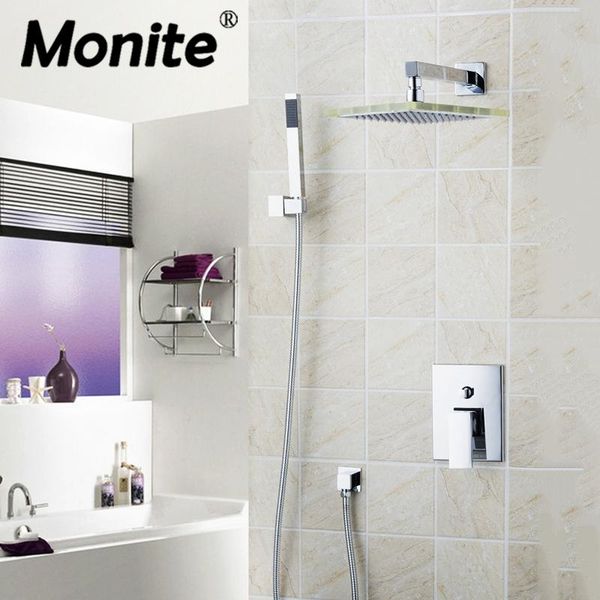 monite glass led light 9 inch rainfall shower head bathroom handle bathtub chrome shower sets sink faucet mixer tap
monite glass led light 9 inch rainfall shower head bathroom handle bathtub chrome shower sets sink faucet mixer tap