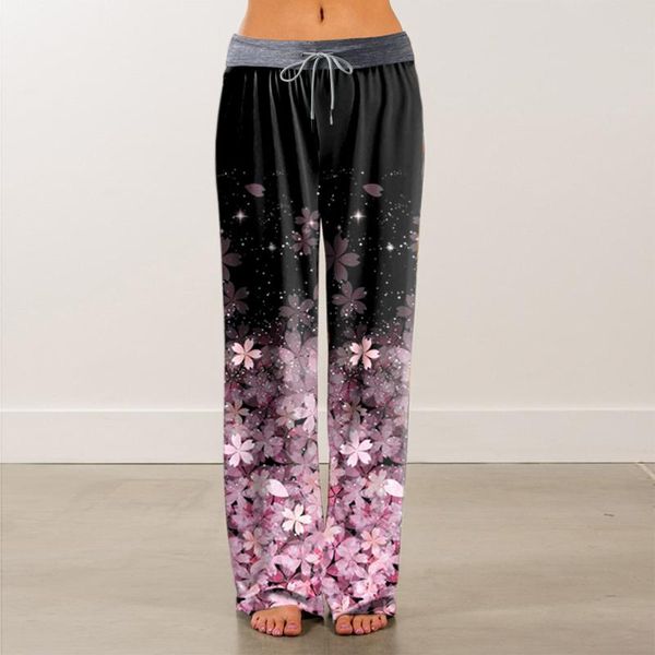 women's pants & capris 2021 floral print loose trousers women wide leg plus size high waist female patchwork home lounge pantalones muj, Black;white
women's pants & capris 2021 floral print loose trousers women wide leg plus size high waist female patchwork home lounge pantalones muj, Black;white