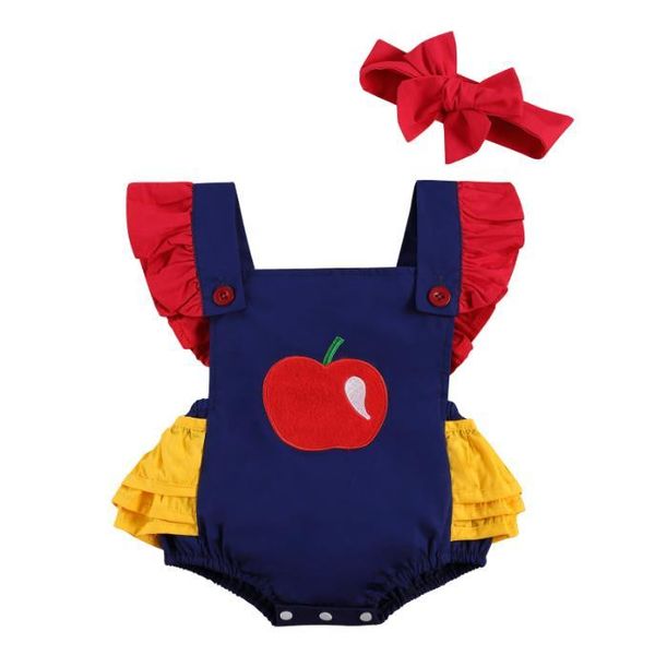 rompers 2021 infant baby girl summer outfits cute ruffle sleeve backless apple pattern bodysuits headband clothes, Blue
rompers 2021 infant baby girl summer outfits cute ruffle sleeve backless apple pattern bodysuits headband clothes, Blue