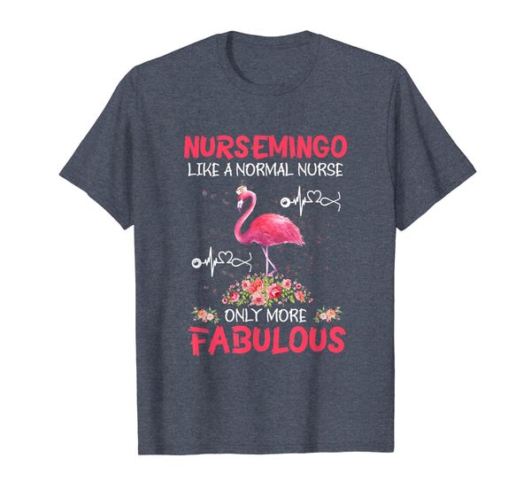 nursemingo like a normal nurse only more fabulous t-shirt, White;black