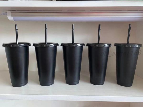 50 pieces 24 oz plastic beverage juice cup and straw magic coffee cup custom starbucks plastic cup, you can customize the logo 
50 pieces 24 oz plastic beverage juice cup and straw magic coffee cup custom starbucks plastic cup, you can customize the logo