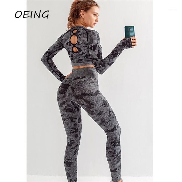 yoga outfit entgoing sport set women leggings seamless clothes army 2 pc sets long sleeve
yoga outfit entgoing sport set women leggings seamless clothes army 2 pc sets long sleeve