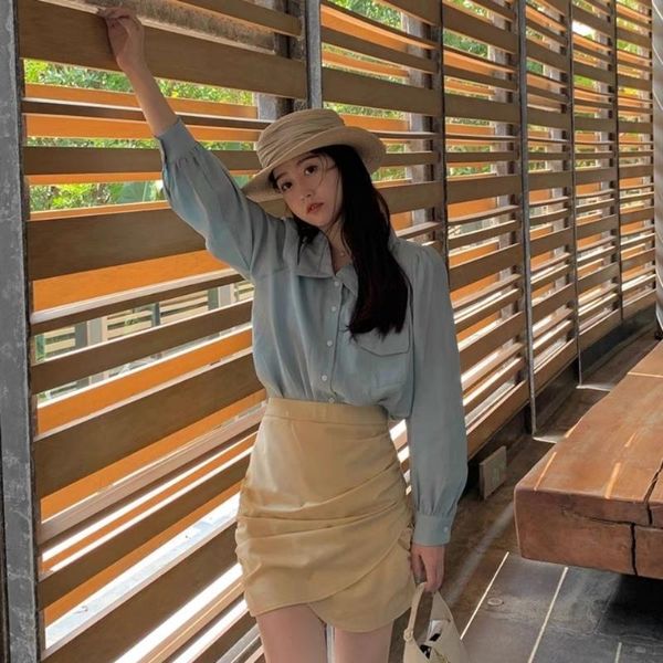 skirts high waist irregular skirt women's 2021 summer a-line small korean pleated wrap arm short, Black
skirts high waist irregular skirt women's 2021 summer a-line small korean pleated wrap arm short, Black