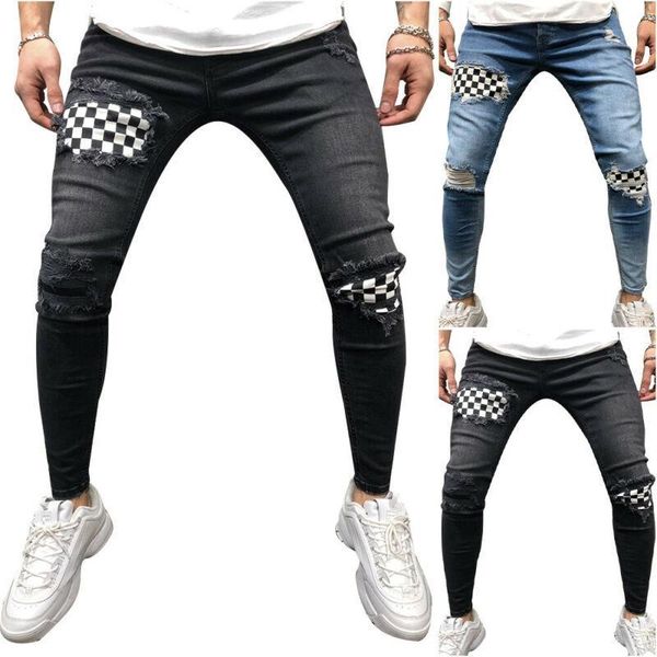 mens ripped skinny trousers slim fit stretch casual cargo student jeans pants size 38 42, Black
mens ripped skinny trousers slim fit stretch casual cargo student jeans pants size 38 42, Black