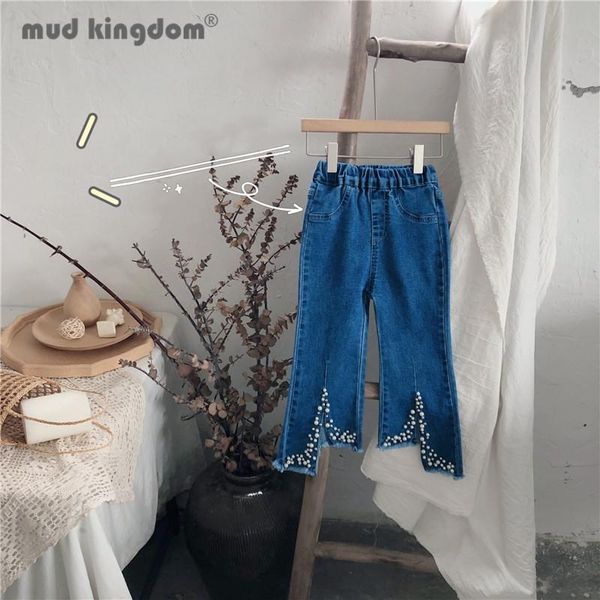 jeans mudkingdom girls denim pants fashion solid elastic waist pearls boot cut trousers slant pocket kids clothes for spring autumn, Blue
jeans mudkingdom girls denim pants fashion solid elastic waist pearls boot cut trousers slant pocket kids clothes for spring autumn, Blue