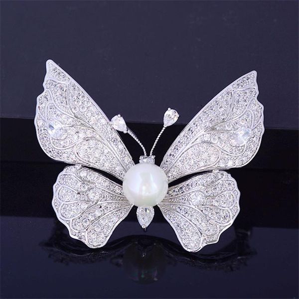 pins, brooches okily vivid luxy animal brooch pins with pearl cubic silver color zircon butterfly for women jewelry accessories, Gray
pins, brooches okily vivid luxy animal brooch pins with pearl cubic silver color zircon butterfly for women jewelry accessories, Gray