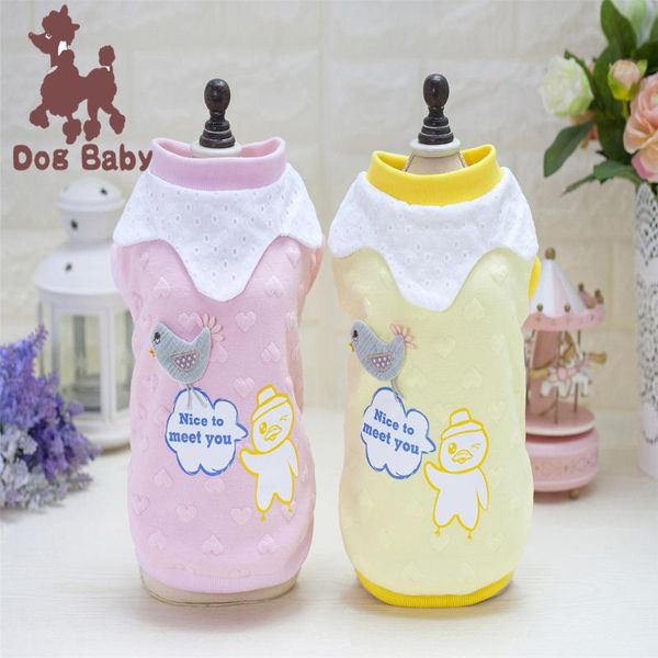 dog apparel pet kitten clothes autumn and winter cotton vest leisure lovely peach heart bird
dog apparel pet kitten clothes autumn and winter cotton vest leisure lovely peach heart bird