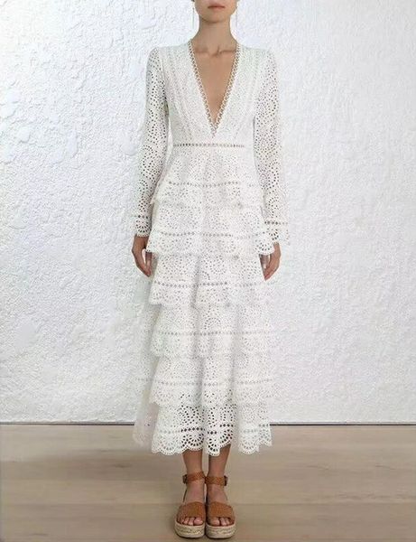 casual dresses women long dress white 2021 spring autumn sleeve lace cake ruffles water soluble, Black;gray
casual dresses women long dress white 2021 spring autumn sleeve lace cake ruffles water soluble, Black;gray