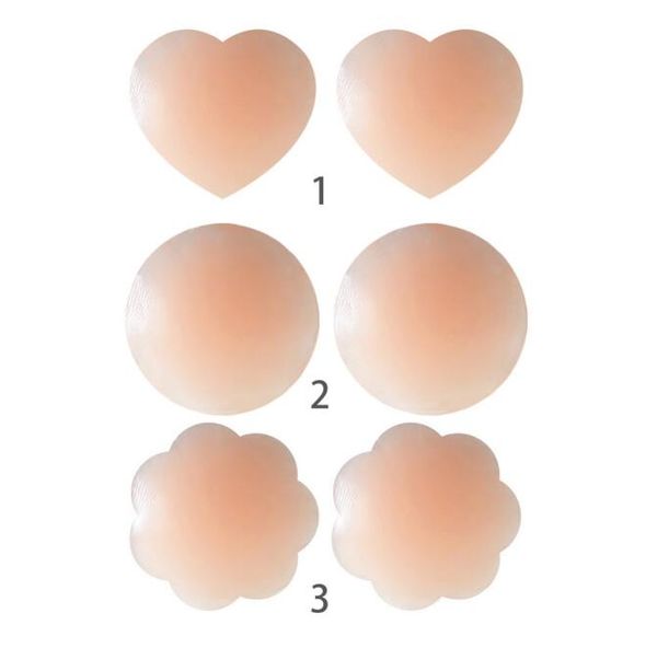 3 styles women reusable invisible adhesive silicone breast chest sticker nipple cover bra pasties pad petal mat stickers accesso rn8149, White
3 styles women reusable invisible adhesive silicone breast chest sticker nipple cover bra pasties pad petal mat stickers accesso rn8149, White