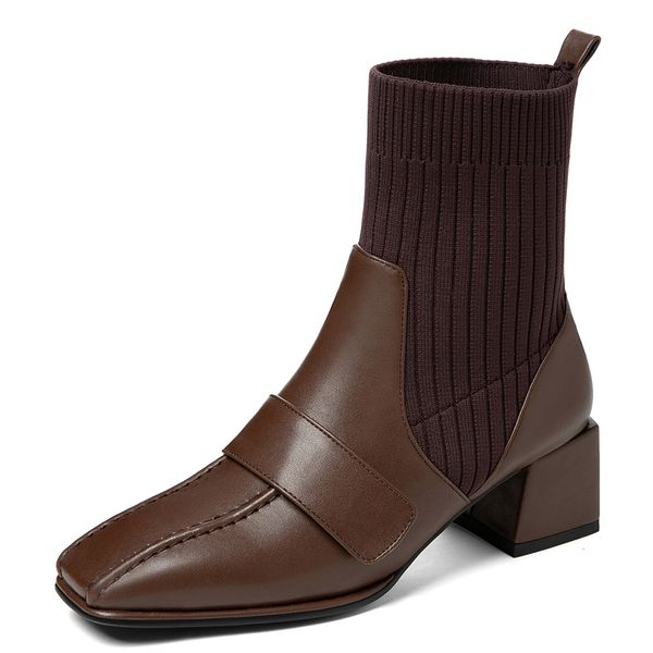 2021 new winter square foot finger or knitting wool, short in heels, sewing and ankle boots wear shoes ygv3, Black
2021 new winter square foot finger or knitting wool, short in heels, sewing and ankle boots wear shoes ygv3, Black