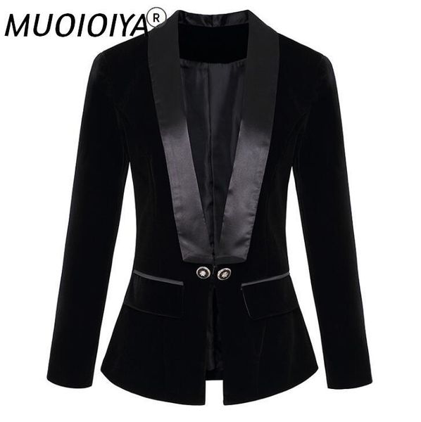 women's suits & blazers blazer women elegant vintage mujer femme suit jacket coat blue black velvet lady autumn winter outwear clothes, White;black
women's suits & blazers blazer women elegant vintage mujer femme suit jacket coat blue black velvet lady autumn winter outwear clothes, White;black
