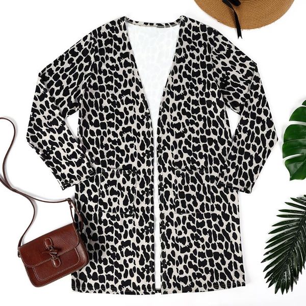 women's trench coats cardigan womenroupas femininas 2021 ropa de mujer european and american print long-sleeved leopard women clothes, Tan;black
women's trench coats cardigan womenroupas femininas 2021 ropa de mujer european and american print long-sleeved leopard women clothes, Tan;black