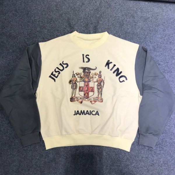 2021 new ss kanye west jesus is king jamaica color blocking women sweatshirts hoodie hiphop men sweatshirt 5qim, Black
2021 new ss kanye west jesus is king jamaica color blocking women sweatshirts hoodie hiphop men sweatshirt 5qim, Black
