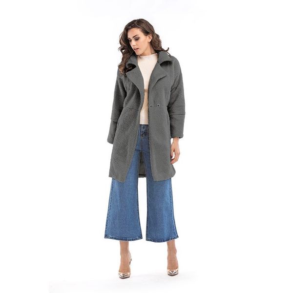 women's wool & blends 2021 autumn and winter woman casual mid-length woolen overcoat female elegant solid color outerwear ladies coat, Black
women's wool & blends 2021 autumn and winter woman casual mid-length woolen overcoat female elegant solid color outerwear ladies coat, Black
