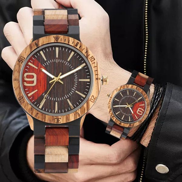 wristwatches vintage full wood man watch colorful wooden strap safe fold buckle men quartz black dial birthday gift for husband friends, Slivery;brown
wristwatches vintage full wood man watch colorful wooden strap safe fold buckle men quartz black dial birthday gift for husband friends, Slivery;brown