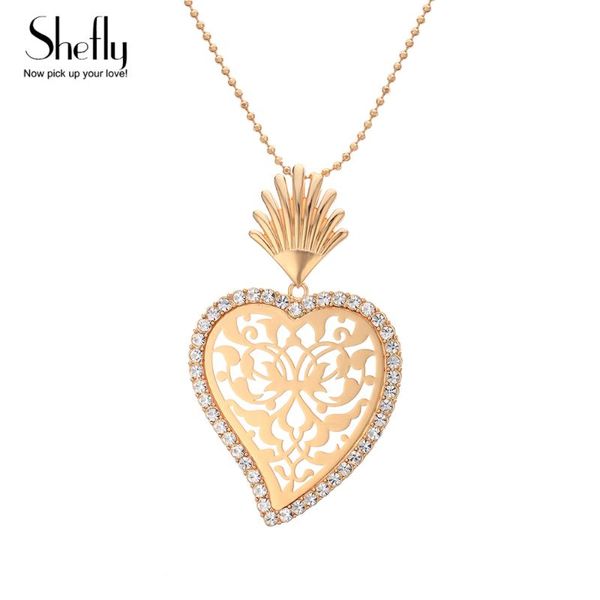 pendant necklaces shefly fashion jewelry romantic women necklace silver color gold cz crystal heart for bride wedding
pendant necklaces shefly fashion jewelry romantic women necklace silver color gold cz crystal heart for bride wedding