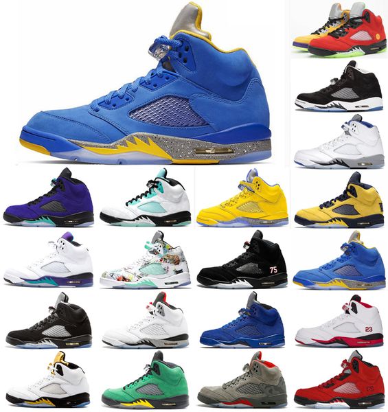 jumpman 5 5s mens basketball shoes black muslin alternate grape light aqua what the sports sneakers trainers size 7-13
jumpman 5 5s mens basketball shoes black muslin alternate grape light aqua what the sports sneakers trainers size 7-13