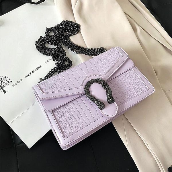 women handbag street trend embossed chain bag small fresh crocodile leather messenger bagw simple atmospheric leathers fashion handbags, Black;red
women handbag street trend embossed chain bag small fresh crocodile leather messenger bagw simple atmospheric leathers fashion handbags, Black;red