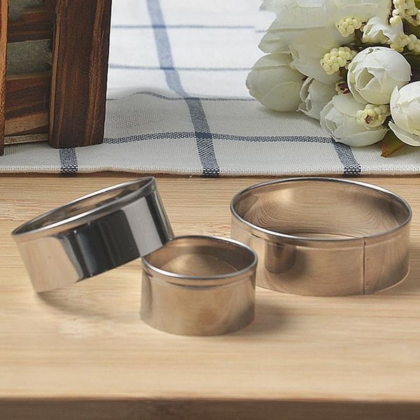 baking & pastry tools 3pcs/set stainless steel cookies mold circle cutter mousse cake ring tool fondant decorating
baking & pastry tools 3pcs/set stainless steel cookies mold circle cutter mousse cake ring tool fondant decorating
