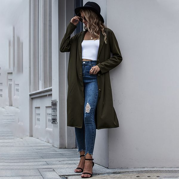 2021 new casual autumn single breasted split women solid long sleeve turn-down collar vintage street mid trench coat a9ct, Tan;black
2021 new casual autumn single breasted split women solid long sleeve turn-down collar vintage street mid trench coat a9ct, Tan;black