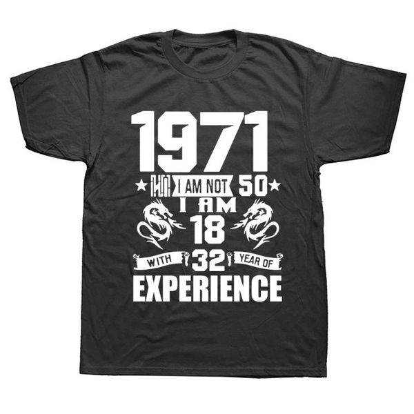 men's t-shirts summer style 50th birthday cotton short sleeve oversized funny 1971 t shirt graphic harajuku hip hop t-shirt streetwear, White;black
men's t-shirts summer style 50th birthday cotton short sleeve oversized funny 1971 t shirt graphic harajuku hip hop t-shirt streetwear, White;black