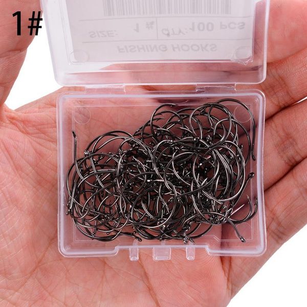 100pcs / box fishing hooks set barbed single circle carp hook high carbon steel sea fishinhook fly fishing accessorie jllnac
100pcs / box fishing hooks set barbed single circle carp hook high carbon steel sea fishinhook fly fishing accessorie jllnac