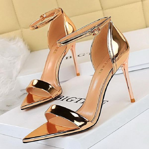 sandals bigtree shoes women 2021 summer ladies high heels 9cm open toe pumps narrow brand wedding designer, Black
sandals bigtree shoes women 2021 summer ladies high heels 9cm open toe pumps narrow brand wedding designer, Black