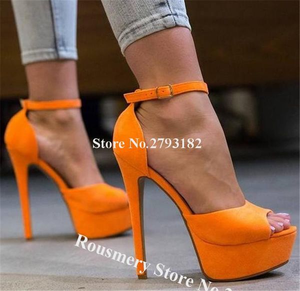 sandals women elegant open toe suede leather high platform stiletto heel orange green yellow club dress shoes, Black
sandals women elegant open toe suede leather high platform stiletto heel orange green yellow club dress shoes, Black
