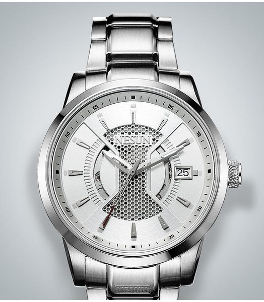 wristwatches nesun watch men's brand business montre homme luminous waterproof automatic mechanical stainless steel watches 2021, Slivery;brown
wristwatches nesun watch men's brand business montre homme luminous waterproof automatic mechanical stainless steel watches 2021, Slivery;brown