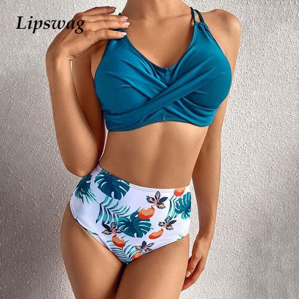 one-piece suits fashion women's high waist contrast two piece bikini set flower print swimsuit swimwear tankini bathing suit
one-piece suits fashion women's high waist contrast two piece bikini set flower print swimsuit swimwear tankini bathing suit