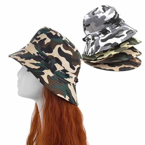 cloches fashion men women camouflage bucket hat outdoor fishing hunting camping boonie fisherman sun cap accessories
cloches fashion men women camouflage bucket hat outdoor fishing hunting camping boonie fisherman sun cap accessories