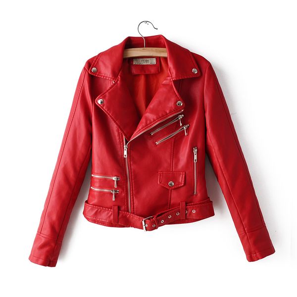 jacket 2021 autumn women's leather short locomotive small slim 016709, Black;brown
jacket 2021 autumn women's leather short locomotive small slim 016709, Black;brown