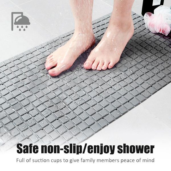 bath mats 40x100cm non-slip shower mat flexible pvc bathtub with suction cup bathroom floor for kids/elderly /disabled
bath mats 40x100cm non-slip shower mat flexible pvc bathtub with suction cup bathroom floor for kids/elderly /disabled