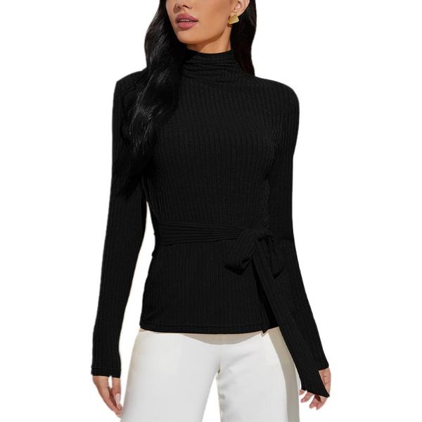 women's sweaters vicabo solid color women basic turtleneck sweater long skeeve skinny slim female clothing sashes draw back pullovers#, White;black
women's sweaters vicabo solid color women basic turtleneck sweater long skeeve skinny slim female clothing sashes draw back pullovers#, White;black