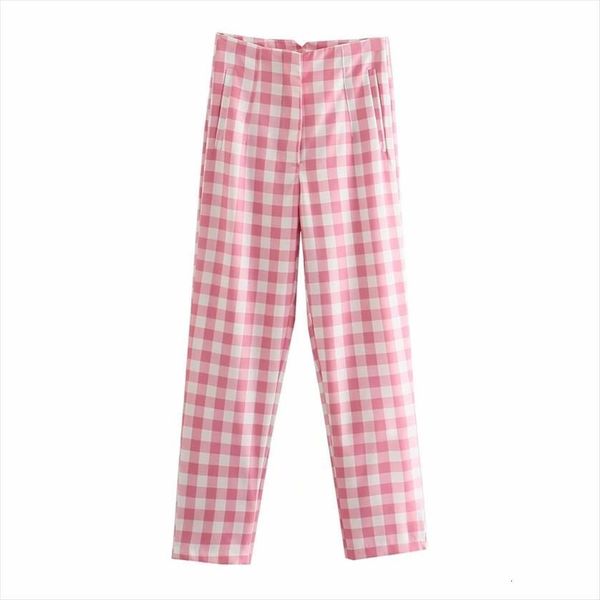 fashion vintage plaid print women capris casual straight retro zipper pocket pantalones long trousers streetwear, Black;white
fashion vintage plaid print women capris casual straight retro zipper pocket pantalones long trousers streetwear, Black;white