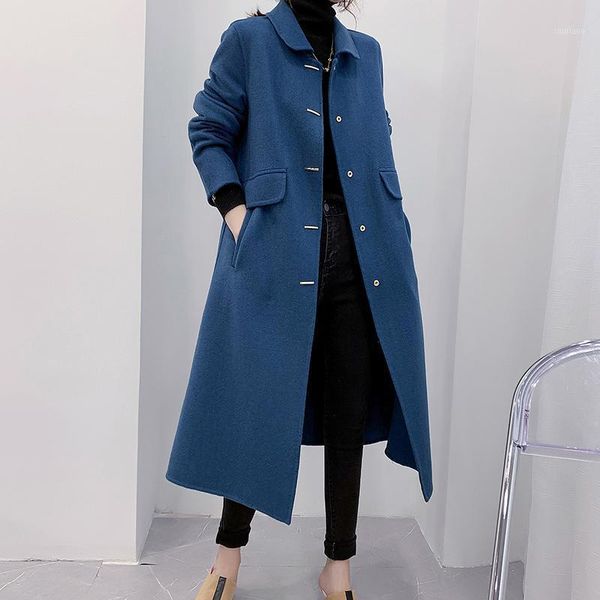 women's wool & blends 2021 women coat long autumn and winter fashion overcoat female jacket outerwear clothing #66925, Black
women's wool & blends 2021 women coat long autumn and winter fashion overcoat female jacket outerwear clothing #66925, Black