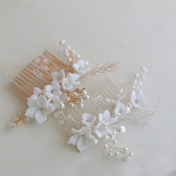 hair clips & barrettes floralbride handmade wired alloy ceram flower pearl bridal comb wedding headdress accessoriesbridesmaids women jewelr, Golden;silver
hair clips & barrettes floralbride handmade wired alloy ceram flower pearl bridal comb wedding headdress accessoriesbridesmaids women jewelr, Golden;silver